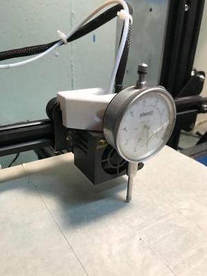 Ender 3 Pro Bed Leveling Dial Indicator Mount - Caliper