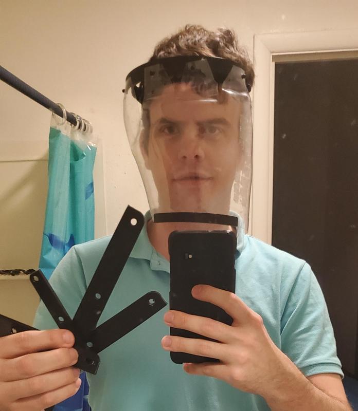 Stencils for Prusa's Protective Face Shield