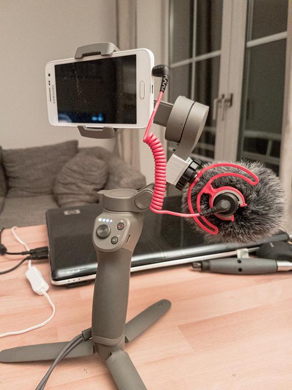DJI Osmo Mobile 3 Microphonholder for RØDE VideoMicro