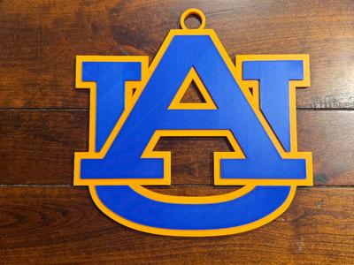 Auburn Tigers Oversized Necklace Logo