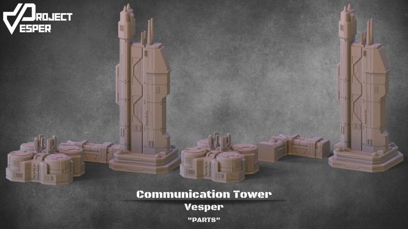 Communication Tower (FDM Printer)