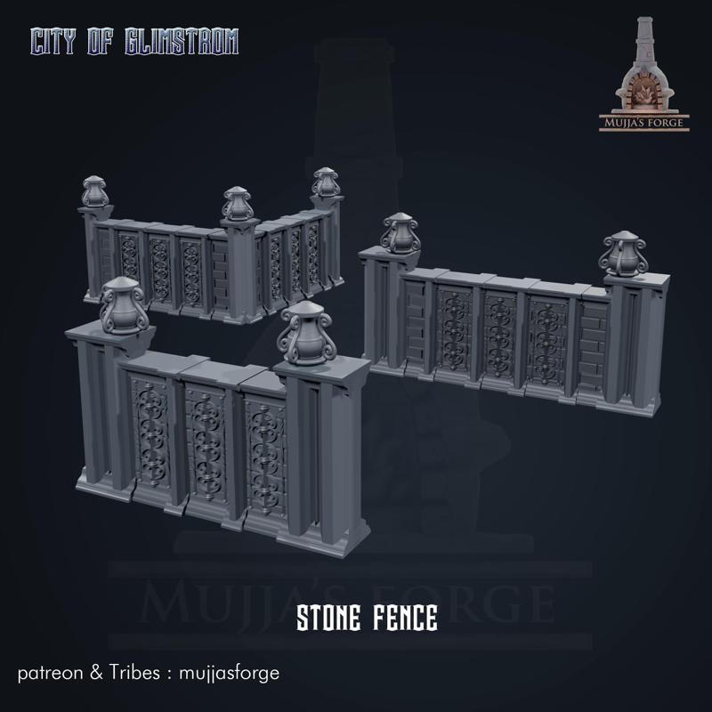 CITY OF GLIMSTROM - stone fence