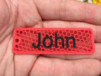 Nametag John