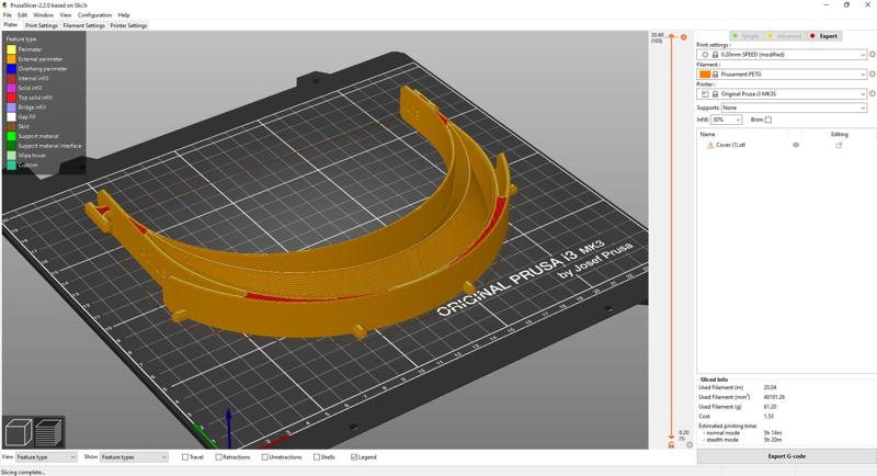 RC3 Covid-19 with Prusa Cover