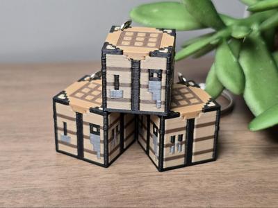 Minecraft Crafting Table - Mini - Keychain