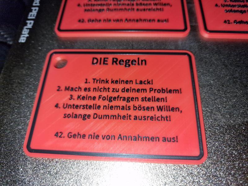 DIE Regeln