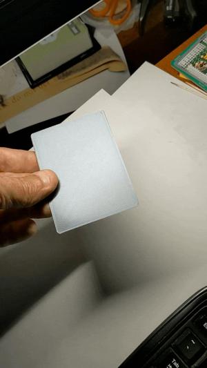 "ghost deck" playing cards (monotone) 