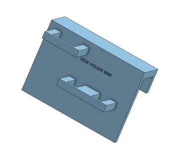 desk mounted tool holder