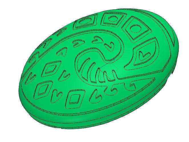 two sided te fiti heart