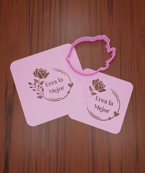 Stencil Lettering Happy Mother's Day #8 "You're The Best".