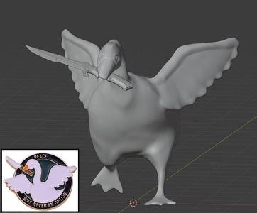 knife goose