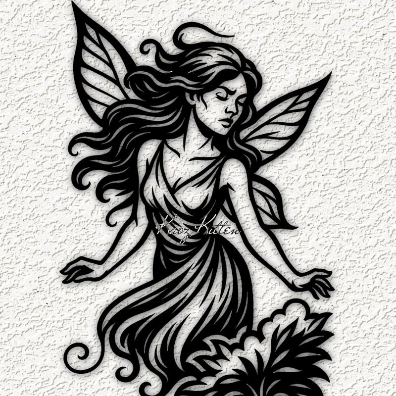 wind fairie element fairy wall art home decor