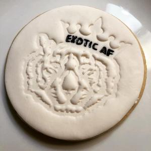 Tiger King Cookie Cutter and Fondant Stamp