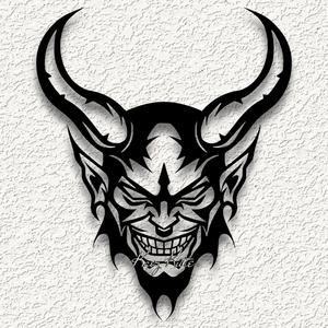 devil demon horns skullwall art home decor