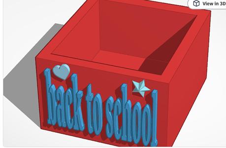 back to school box