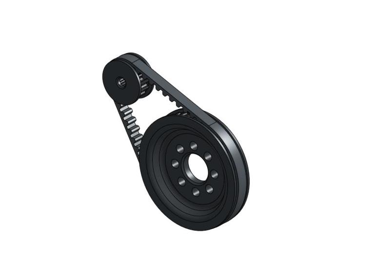 Configurable Belt Drive for First Stage of Transmission - 1/10 RC Drift