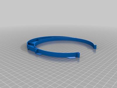 Lightweight A4 faceshield - USA 3-hole version