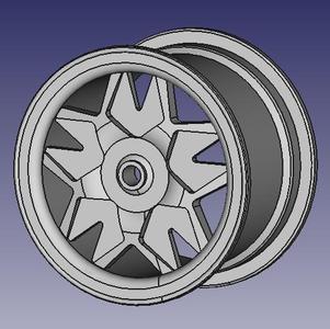 WHEEL RIM 3D MODEL DESIGN CONCEPT