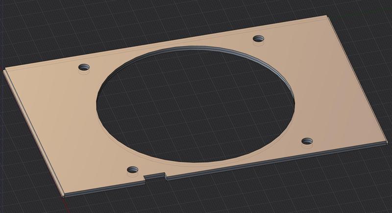 Banana Pi BPI R4 92mm fan cover.