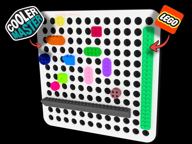 Coolermaster Qube LEGO compatible accessories