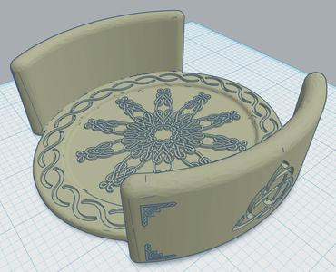 Celtic Coaster Holder