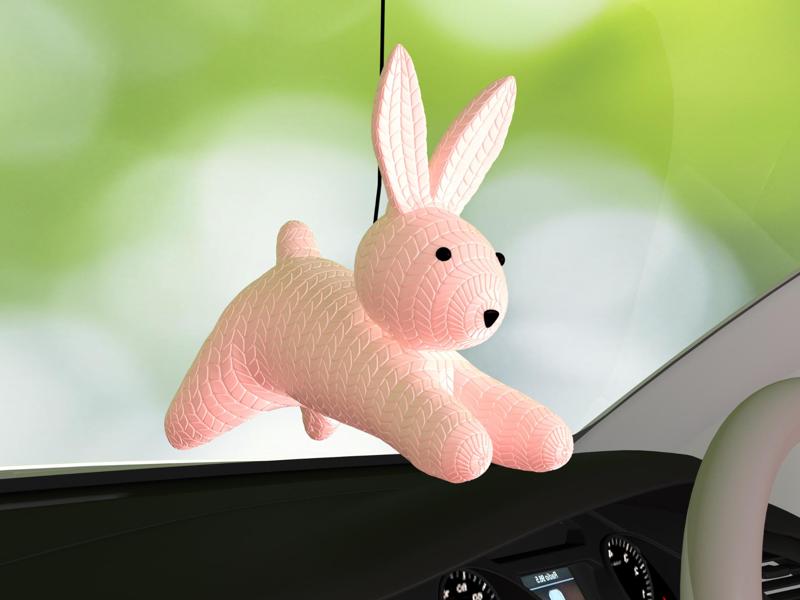 Knitted Rabbit - Hangable