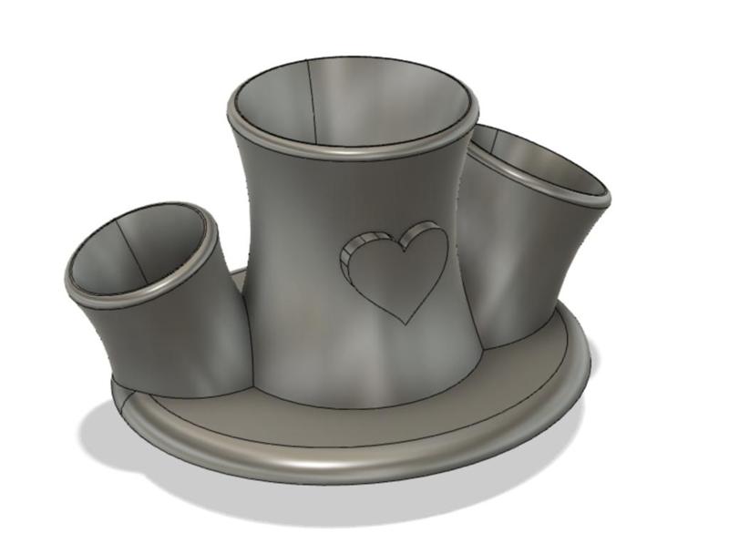 3 way mini vase