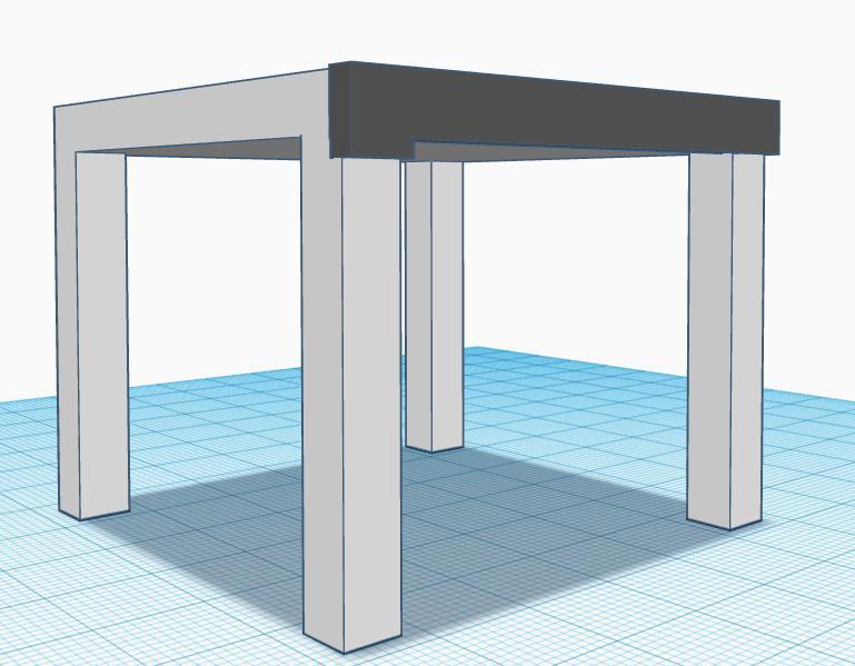 Cable Hider for LACK TABLE