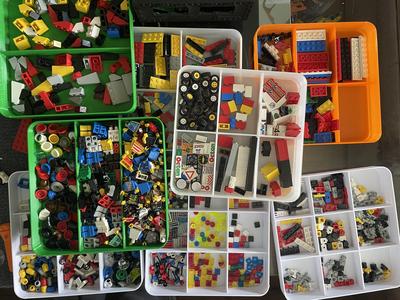 Lego Sorting Trays with divider
