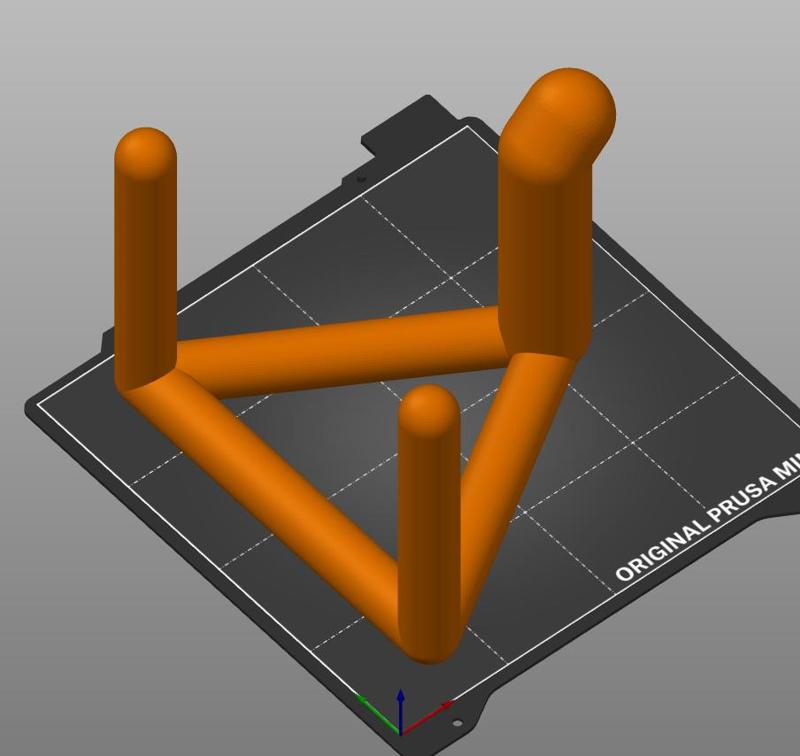 Simple table spool holder