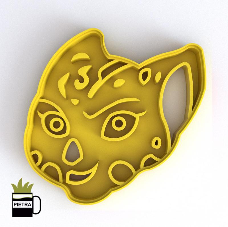 LION GUARD FONDANT COOKIE CUTTER MODEL FULI 3D PRINT