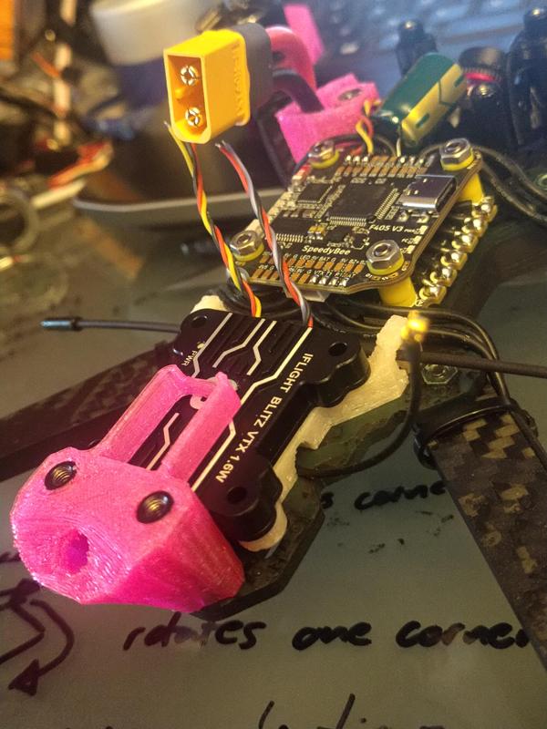 "demibot" freestyle drone analog antenna mount