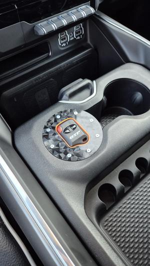 Cup holder insert for QTP remote