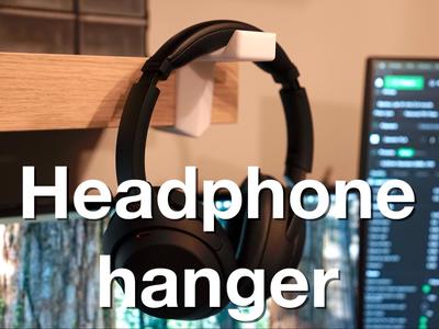 50mm shelf strong headphone hanger