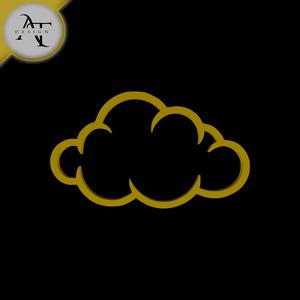 Simple Cloud Symbol - 2D Art