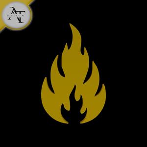 Simple Flame Symbol - 2D Art