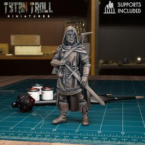 DnD Heroes - Human Ranger Male  [Pre-Supported]