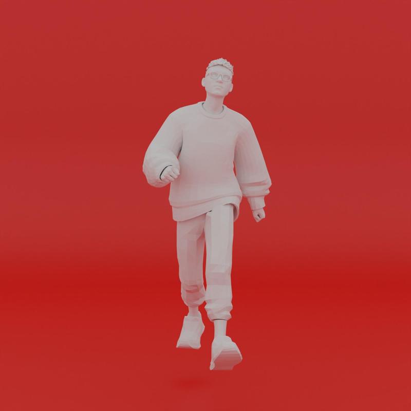 Character Pose Toy Man Miniature Figure 062