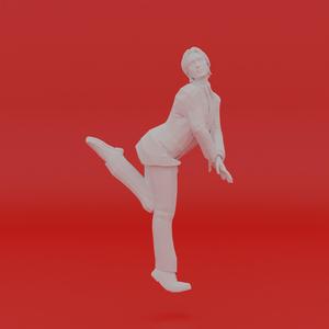 Character Pose Toy Man Miniature Figure 123