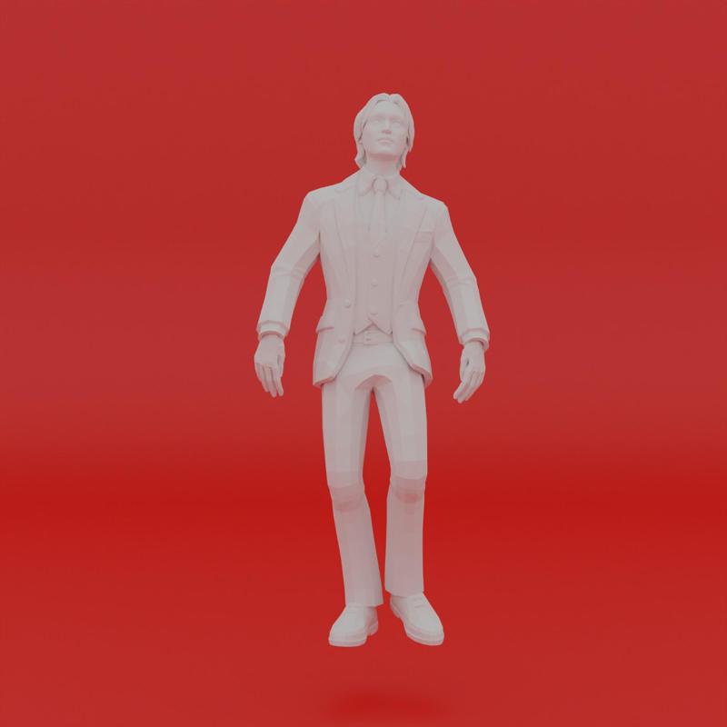 Character Pose Toy Man Miniature Figure 185