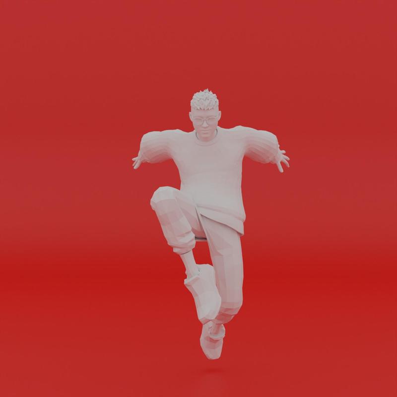 Character Pose Toy Man Miniature Figure 057