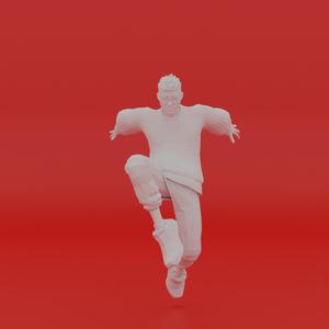 Character Pose Toy Man Miniature Figure 057