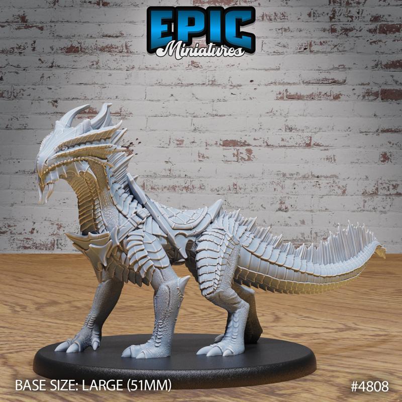 Guard Drake Bronze ‧ DnD Miniature ‧ Tabletop Miniatures ‧ Gaming Monster ‧ 3D Model ‧ RPG ‧ DnDminis ‧ STL FILE