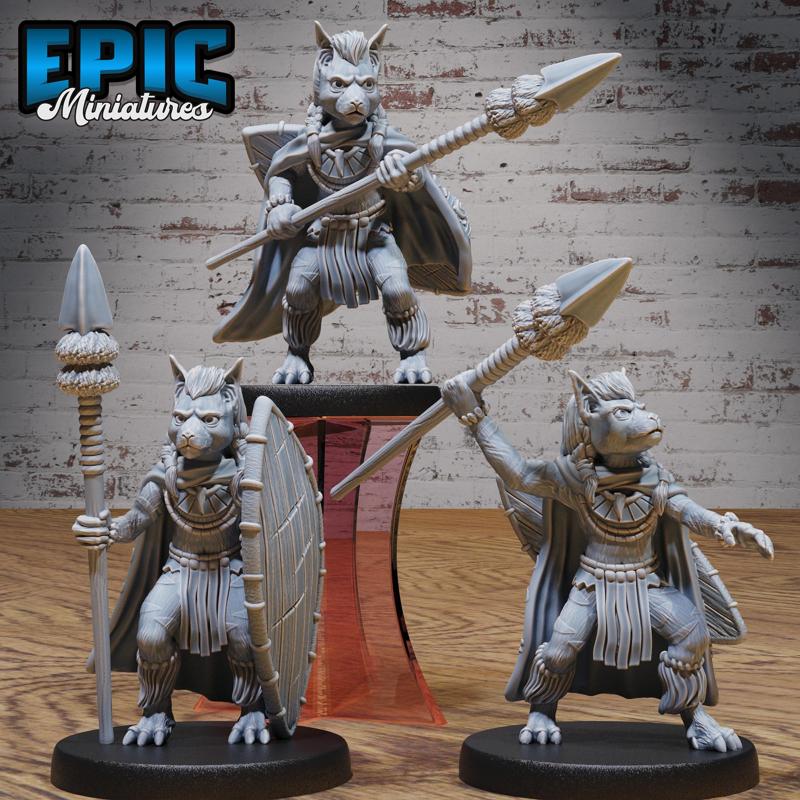 Beast Folk Tribe Set ‧ DnD Miniature ‧ Tabletop Miniatures ‧ Gaming Monster ‧ 3D Model ‧ RPG ‧ DnDminis ‧ STL FILE