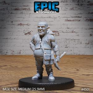 Deep Gnome ‧ DnD Miniature ‧ Tabletop Miniatures ‧ Gaming Monster ‧ 3D Model ‧ RPG ‧ DnDminis ‧ STL FILE