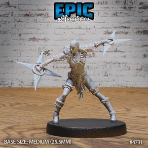 Moon Cultist Attack ‧ DnD Miniature ‧ Tabletop Miniatures ‧ Gaming Monster ‧ 3D Model ‧ RPG ‧ DnDminis ‧ STL FILE