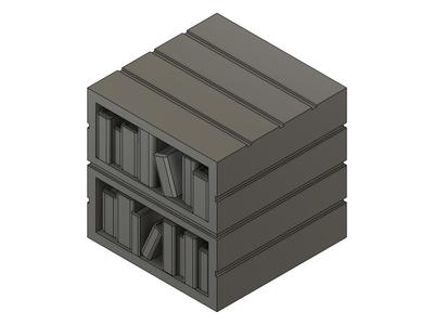 Minecraft knihovna (Minecraft Bookshelf)