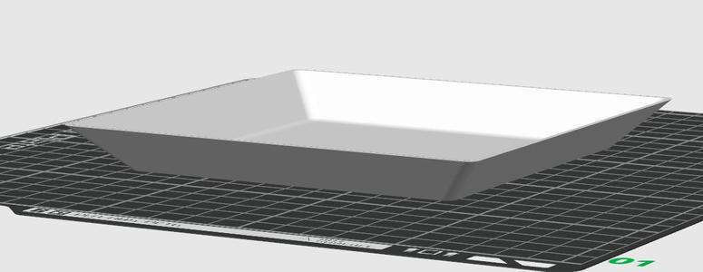Flared Edged Tray