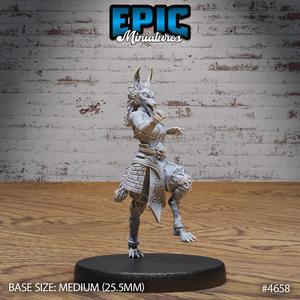 Jackalwere Female Run ‧ DnD Miniature ‧ Tabletop Miniatures ‧ Gaming Monster ‧ 3D Model ‧ RPG ‧ DnDminis ‧ STL FILE