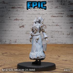 Possessed Nun Burn ‧ DnD Miniature ‧ Tabletop Miniatures ‧ Gaming Monster ‧ 3D Model ‧ RPG ‧ DnDminis ‧ STL FILE